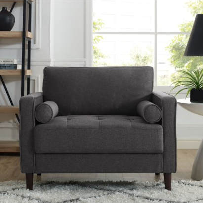 Lifestyle Solutions modern design Lorelei large armchair for $170