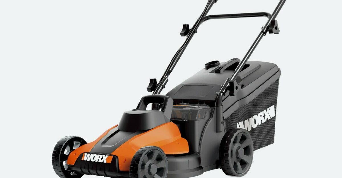 WORX WG778 13″ 20V cordless mower for $169