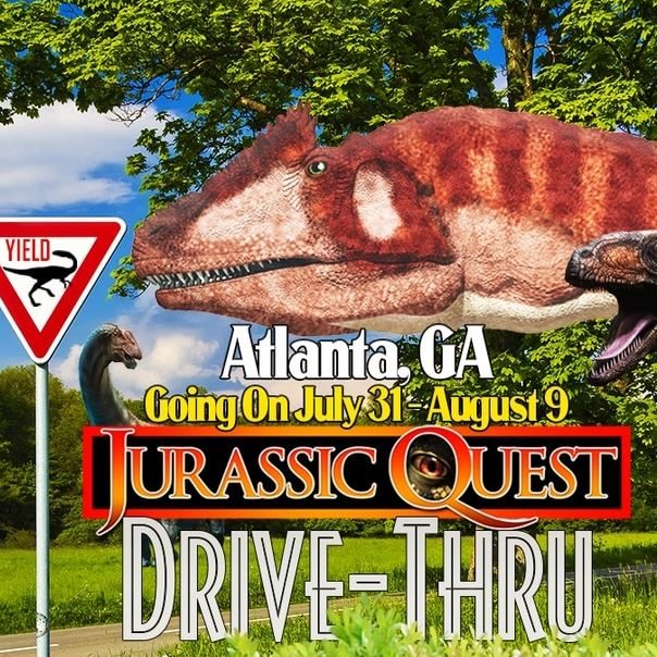 Jurassic Quest: Drive-through safari adventure comes to Atlanta