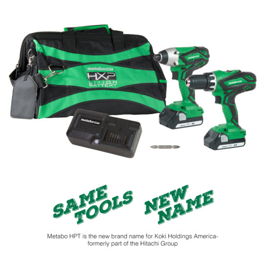 Today only: Metabo HPT 18V drill & driver combo kit for $115