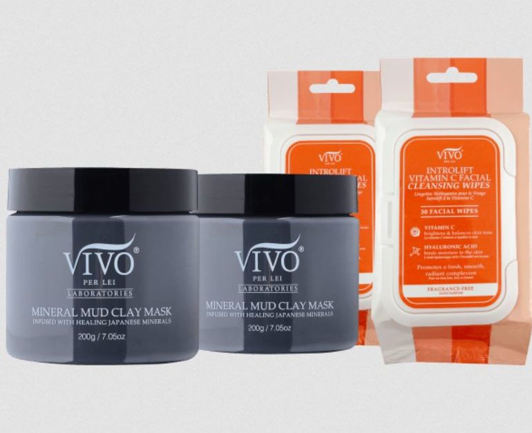 Today only: 4-piece facial cleansing mud masks + Vitamin C wipes for $19 shipped