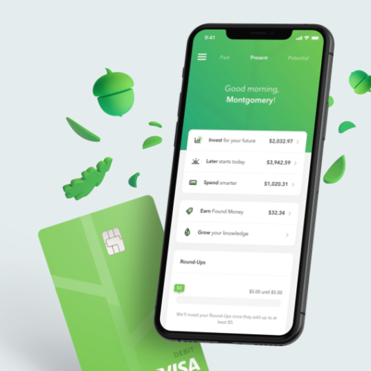 Get $5 when you invest with Acorns