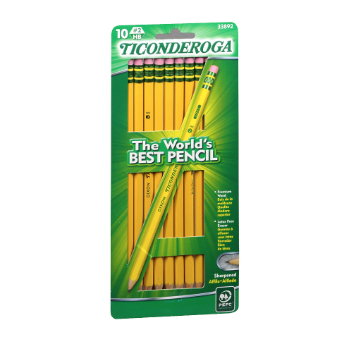 Dixon Ticonderoga premium cedar pencils for $0.99