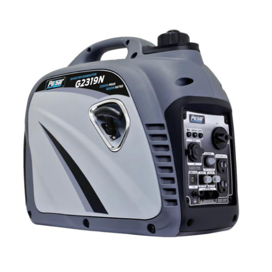 Pulsar 2,300W portable gas-powered inverter generator for $364