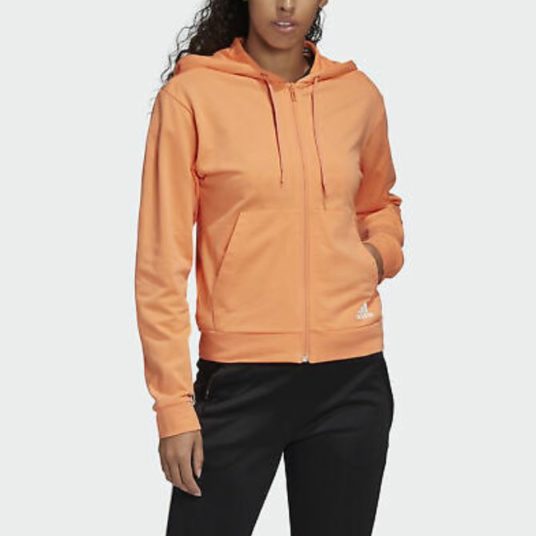 Adidas Must Haves Stacked women’s logo hoodie for $20