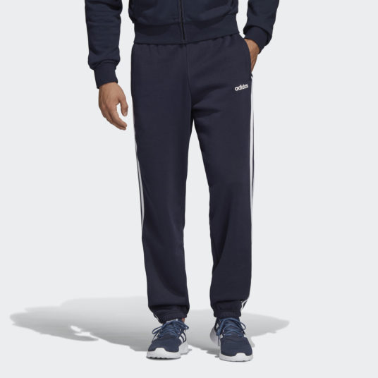 adidas Essentials 3-stripes fleece men’s pants for $18, free shipping