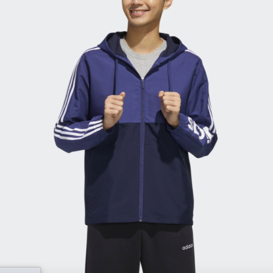 Adidas Essentials Colorblock windbreaker for $26, free shipping