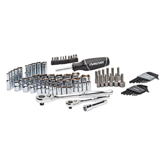 Husky 92-piece mechanics tool set for $28, free shipping