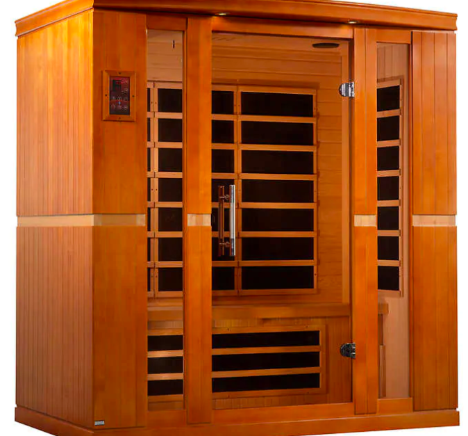 Dynamic Bergamo 4-person indoor low EMF FAR infrared sauna from $1,700