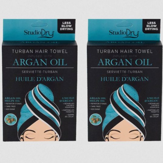 2-pack Studio Dry infused hair wraps for $20 shipped