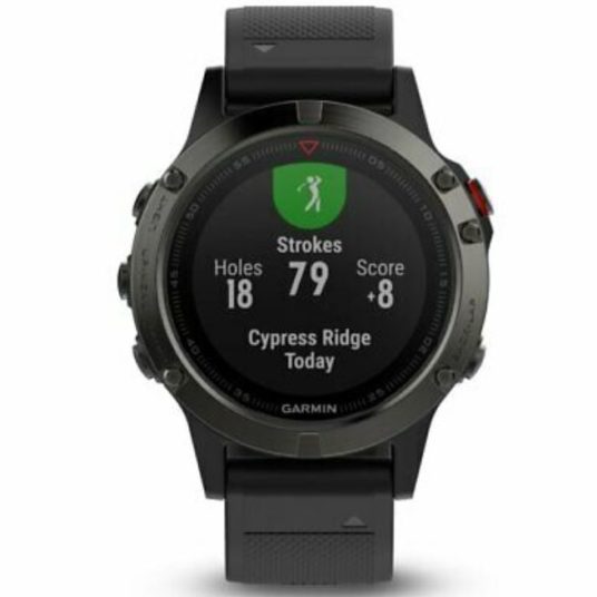 Refurbished Garmin fenix 5 multisport GPS watch for $230