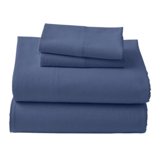 Today only: Kathy Ireland linen & cotton blend 4-piece sheet set from $34