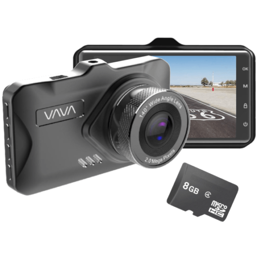 Today only: VAVA 1080P 3″ dash cam with parking monitor for $29 shipped