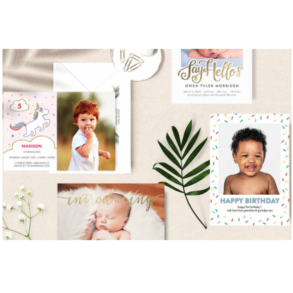 Set of 6 FREE customized 5×7 photo cards at Walgreens