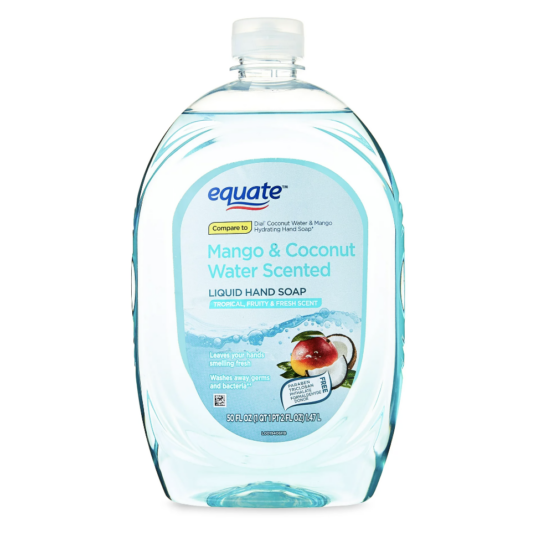Equate mango & coconut water 50-oz. hand soap refill for $3