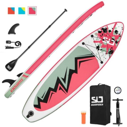 Today only: Swonder inflatable stand-up paddleboard set for $290