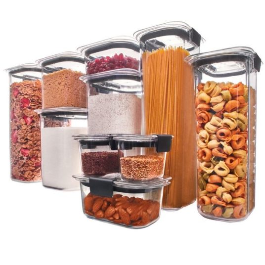 Rubbermaid Brilliance 20-piece pantry organization & food storage containers for $38