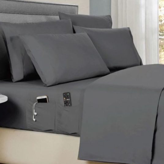 Today only: Kathy Ireland 6-piece smart sheet sets with side pocket starting at $20
