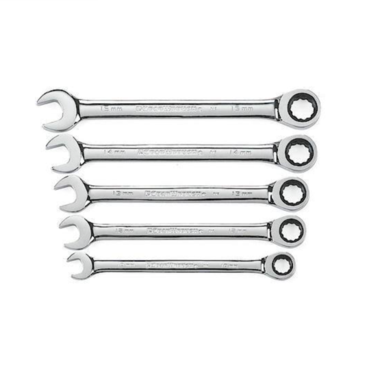 Gear Wrench 5-piece ratcheting combination wrench set for $15