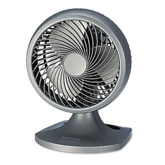 Holmes Blizzard 15″H 3-speed oscillating portable fan for $20