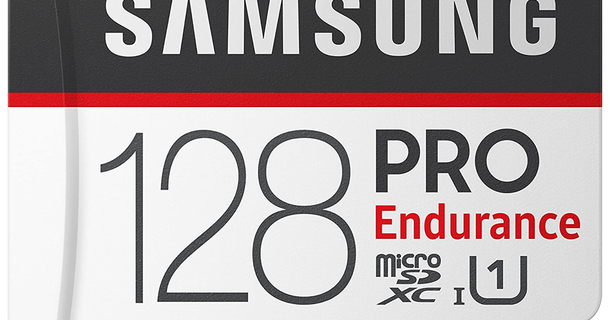 Today only: Samsung PRO Endurance 128GB 100MB/s (U1) MicroSDXC memory card for $17