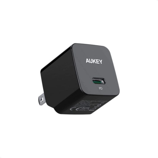 Prime members: Aukey Minima 18W fast charger with foldable plug for $8