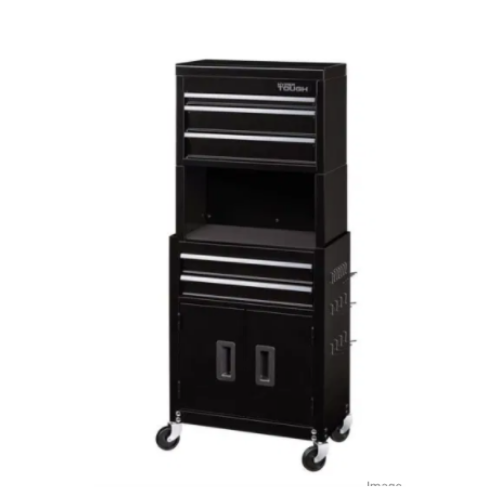 Price drop! Hyper Tough 20-in 5-drawer rolling tool chest & cabinet combo with riser for $87