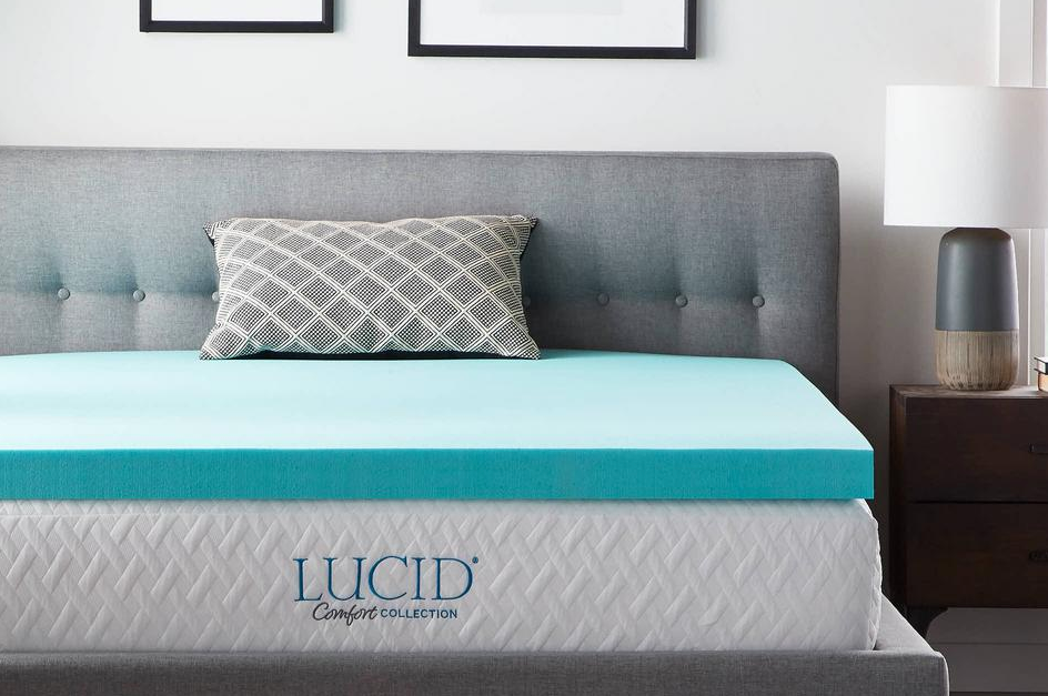 Lucid Comfort Collection 3-inch memory foam mattress topper for $60