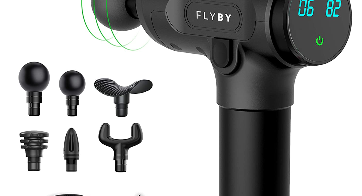 Flyby F2Pro deep muscle massage gun for $50