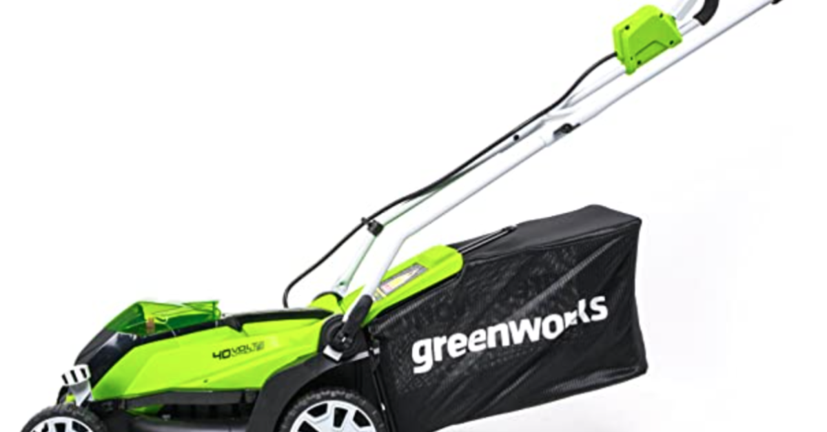 Today only: Greenworks 40V 14-inch cordless lawn mower for $180