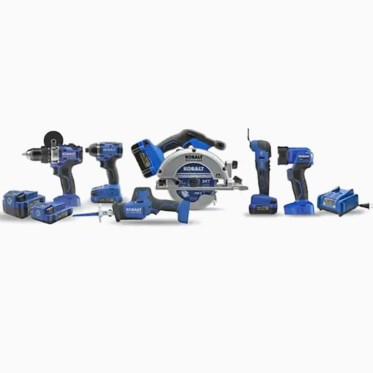 Preview deal: Kobalt 24V max 6-tool 24-volt max brushless power tool combo kit for $249