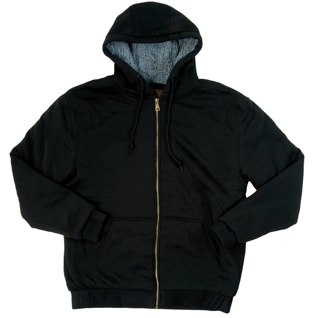 Men's Mountain Ridge sherpa fleece hooded jacket for $10 - Clark Deals