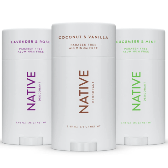 Today only: 3-pack of Native deodorant starting at $25