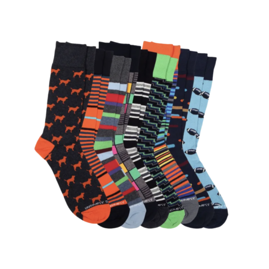 Today only: 9 pairs of Unsimply Stitched socks for $24 shipped