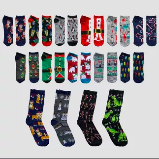 15 Days of Socks men’s Advent calendars for $8