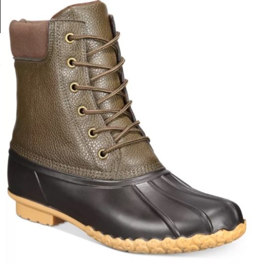 Weatherproof Vintage men’s duck boots for $20