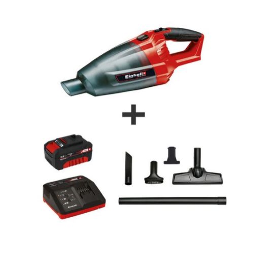 Einhell 18-volt cordless handheld vacuum cleaner kit for $76