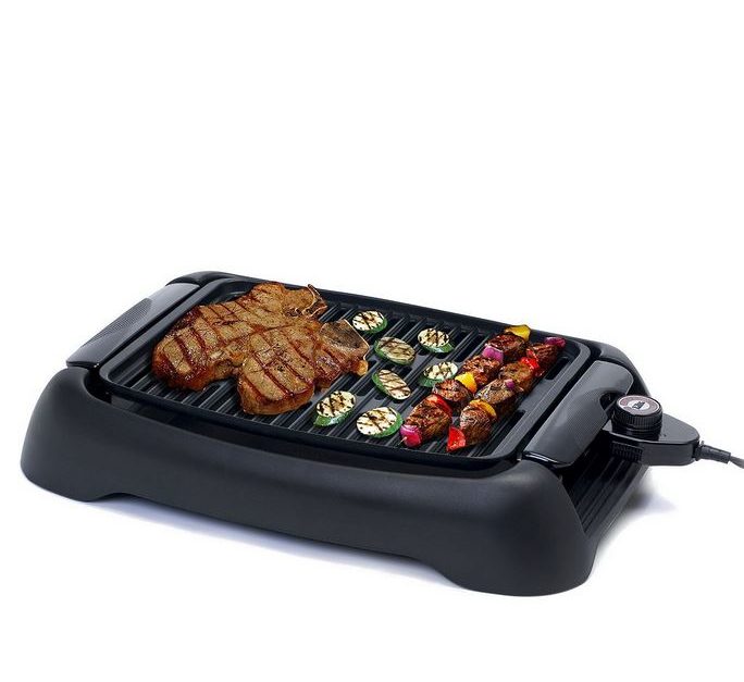 Elite Cuisine 13″ countertop indoor grill for $26, free shipping