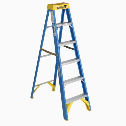 Werner 6-foot fiberglass step ladder for $39