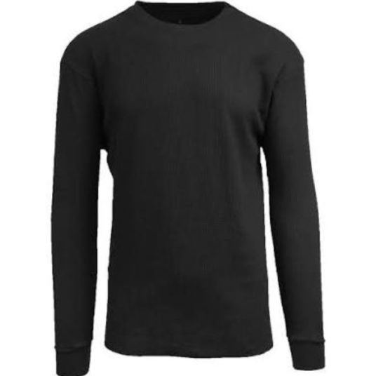 Today only: 6 pack of men’s waffle-knit thermal shirts for $34