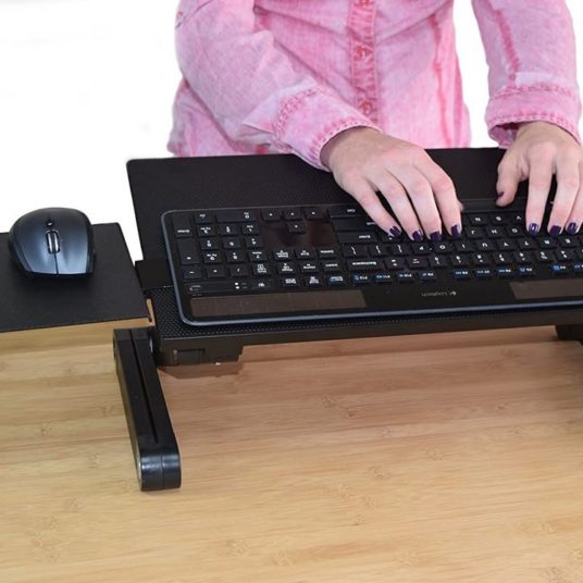 Today only: WorkEZ adjustable keyboard and mouse tray for $33