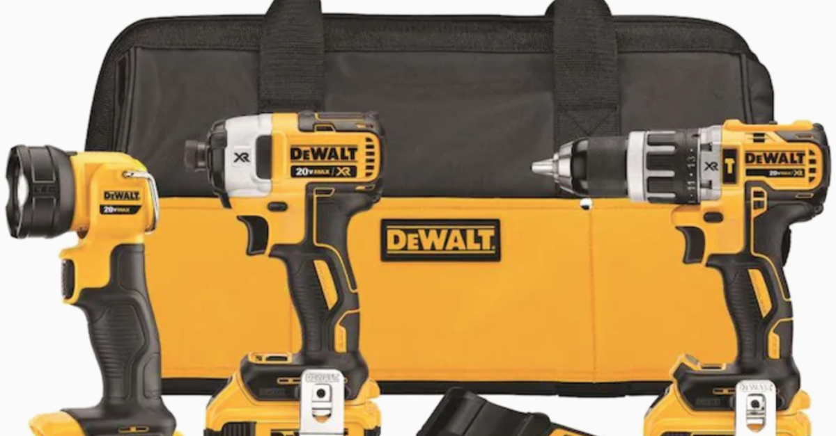 Today only: Dewalt XR 3-tool 20-volt max brushless combo kit for $249