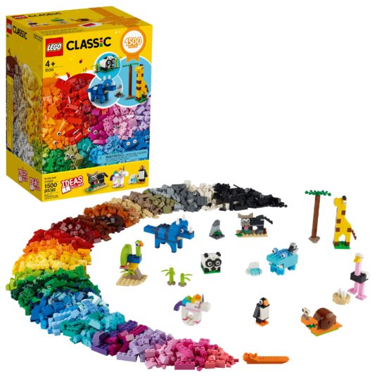 Lego Classic bricks and animals 1,500-piece set for $25