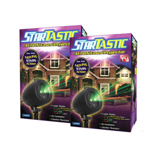 2-pack Startastic Dancing Holiday Christmas Laser Light Show for $40