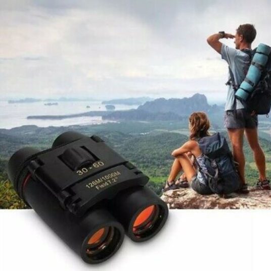 Compact 30×60 mini-binoculars for $9, free shipping