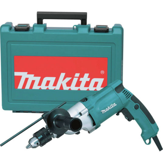 Refurbished Makita 3/4 in. variable-speed hammer drill with case for $56