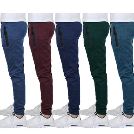 3-pack active joggers and pants for $25