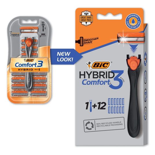 Prime members: BIC Comfort 3 disposable razor with 12 cartridges for $6