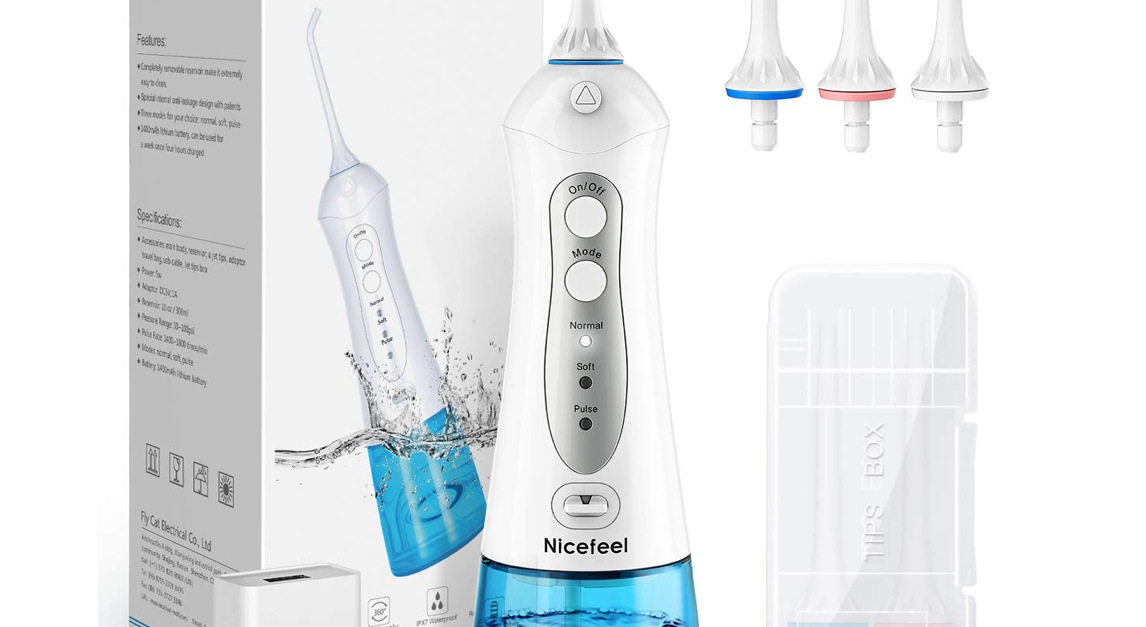 Today only: Nicefeel cordless water flossers from $22