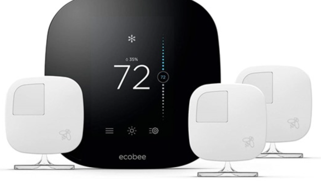 Today only: Open box Ecobee3 smart thermostat & 3 room sensors for $170